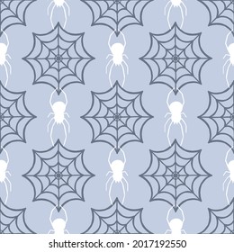 Halloween holiday seamless pattern in bright colors. Halloween holiday seamless pattern background. Vector illustration for fabric and gift wrap paper design.