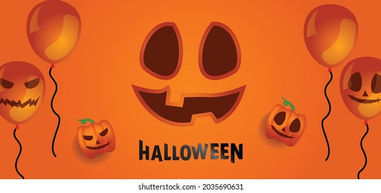 Halloween holiday template background design