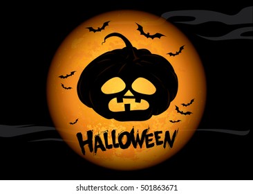 Halloween holiday. Vector illustration