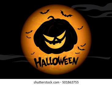 Halloween holiday. Vector illustration