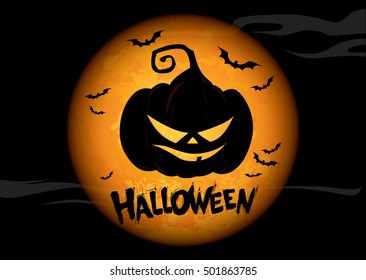 Halloween holiday. Vector illustration