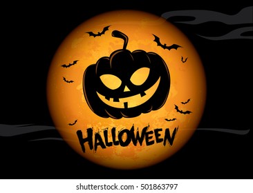 Halloween holiday. Vector illustration