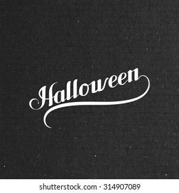 Halloween. Holiday Vector Illustration. Lettering composition