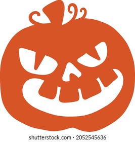 Halloween holidays pumpkin face icon