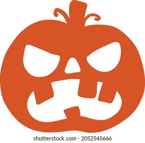 Halloween holidays pumpkin face icon