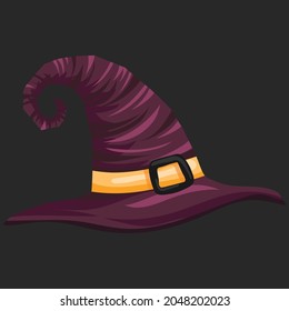 Halloween holidays.witch hat icon vector illustration design
