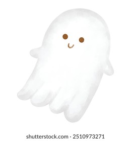 Halloween Honey ghost hand draw vector design