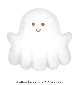 Halloween Honey ghost hand draw vector design