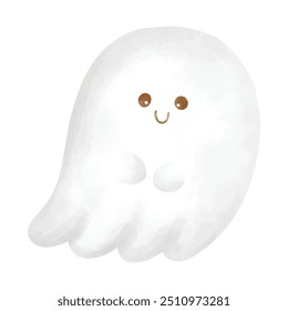 Halloween Honey ghost hand draw vector design