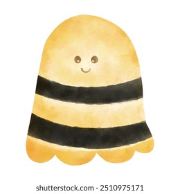 Halloween Honey ghost hand draw vector design