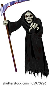 Halloween horrible Grim Reaper