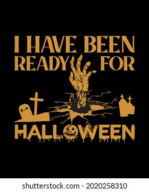 Halloween Horror Based T-shirt Design