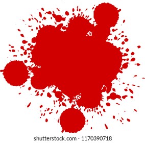 Halloween Horror Blood Splash Stock Vector (Royalty Free) 1170390718 ...