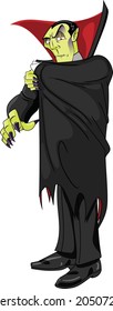 Halloween Horror Cartoon Vampire Nosferatu