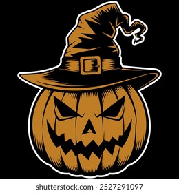 Halloween and Horror cartoonish pumpkin