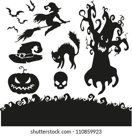 halloween horror set