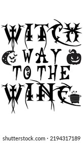 HALLOWEEN HORROR TYPOGRAPHY T-SHIRT DESIGN