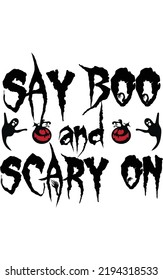 HALLOWEEN HORROR TYPOGRAPHY T-SHIRT DESIGN