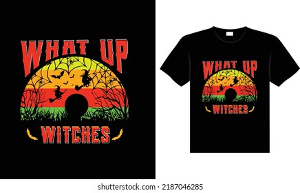 Halloween horror vintage t-shirt design, scary print template vector graphics, high-quality typography illustration shirt design
