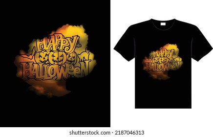 Halloween horror vintage t-shirt design, scary print template vector graphics, high-quality typography illustration shirt design