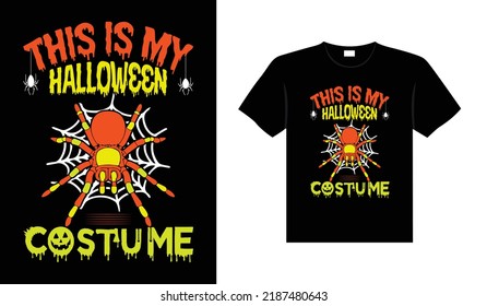 Halloween horror vintage t-shirt design, scary print template vector graphics, high-quality typography illustration shirt design