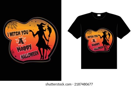 Halloween horror vintage t-shirt design, scary print template vector graphics, high-quality typography illustration shirt design