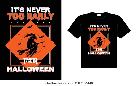 Halloween horror vintage t-shirt design, scary print template vector graphics, high-quality typography illustration shirt design