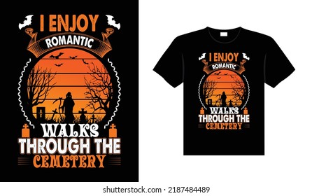 Halloween horror vintage t-shirt design, scary print template vector graphics, high-quality typography illustration shirt design