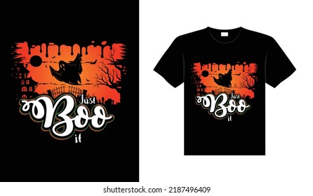 Halloween horror vintage t-shirt design, scary print template vector graphics, high-quality typography illustration shirt design