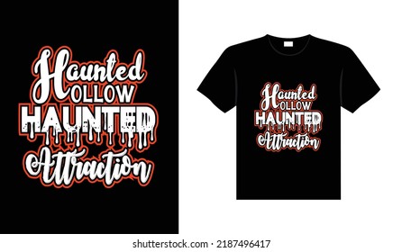 Halloween horror vintage t-shirt design, scary print template vector graphics, high-quality typography illustration shirt design