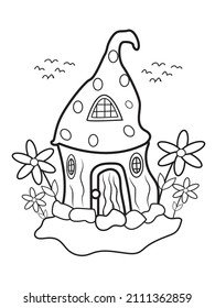 HALLOWEEN HOUSE COLORING PAGE,HOUSE COLORING PAGE,