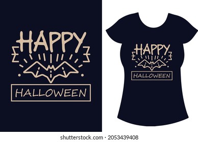 Halloween house and pumpkin t shirt design
