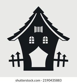Halloween House SVG Printable Vector Design