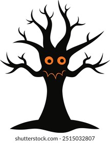 Halloween Hunted House Vector Art