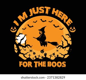 Halloween hunted tree and home t shirt design.