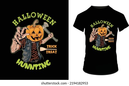 halloween hunting t shirts design