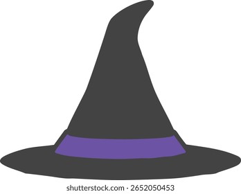 Halloween hut isolated on white background-1-1-black-1