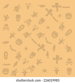 Halloween icon background