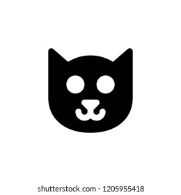 Halloween icon with black solid style