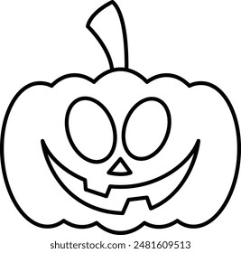 Halloween Icon - Celebrating the Spooky Spirit of All Hallows' Eve with Ghosts, Ghouls, and Pumpkins