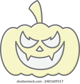 Halloween Icon - Celebrating the Spooky Spirit of All Hallows' Eve with Ghosts, Ghouls, and Pumpkins