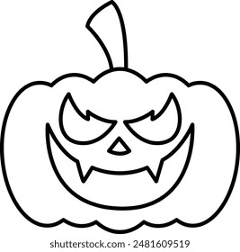 Halloween Icon - Celebrating the Spooky Spirit of All Hallows' Eve with Ghosts, Ghouls, and Pumpkins