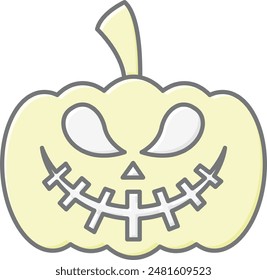 Halloween Icon - Celebrating the Spooky Spirit of All Hallows' Eve with Ghosts, Ghouls, and Pumpkins