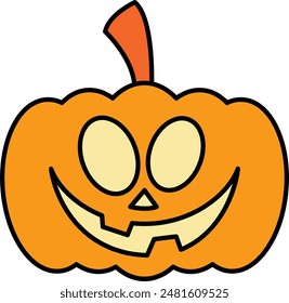 Halloween Icon - Celebrating the Spooky Spirit of All Hallows' Eve with Ghosts, Ghouls, and Pumpkins