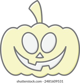 Halloween Icon - Celebrating the Spooky Spirit of All Hallows' Eve with Ghosts, Ghouls, and Pumpkins