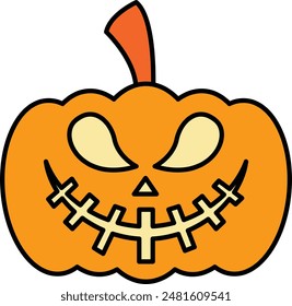 Halloween Icon - Celebrating the Spooky Spirit of All Hallows' Eve with Ghosts, Ghouls, and Pumpkins