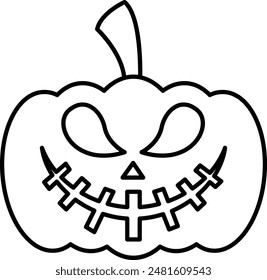 Halloween Icon - Celebrating the Spooky Spirit of All Hallows' Eve with Ghosts, Ghouls, and Pumpkins