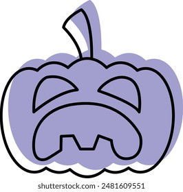 Halloween Icon - Celebrating the Spooky Spirit of All Hallows' Eve with Ghosts, Ghouls, and Pumpkins