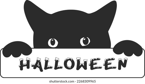 Halloween icon, halloween character icon black vector