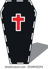 The Halloween icon is a coffin which is synonymous with the atmosphere of death